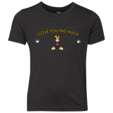 T-Shirts Vintage Black / YXS I Love You This Much Youth Triblend T-Shirt