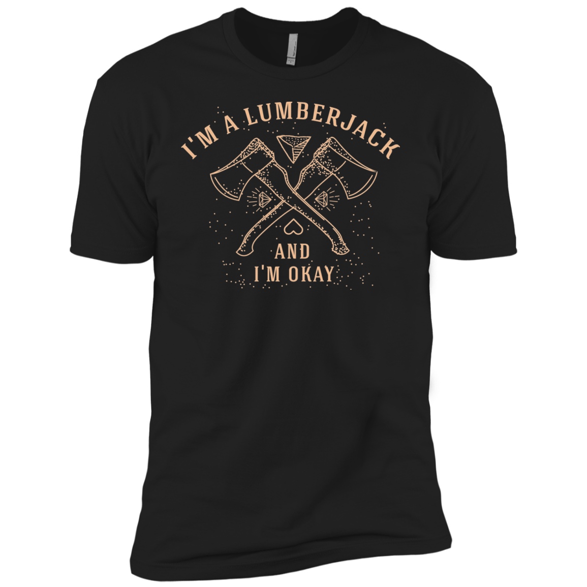 T-Shirts Black / YXS I'm a Lumberjack Boys Premium T-Shirt