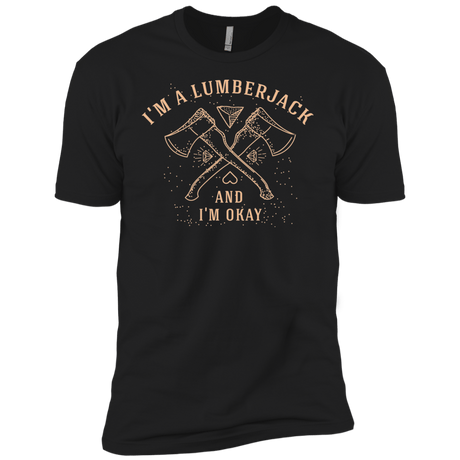 T-Shirts Black / YXS I'm a Lumberjack Boys Premium T-Shirt