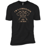 T-Shirts Black / YXS I'm a Lumberjack Boys Premium T-Shirt