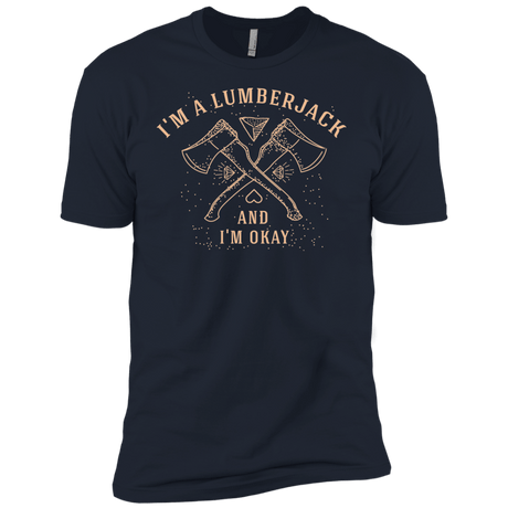 T-Shirts Midnight Navy / YXS I'm a Lumberjack Boys Premium T-Shirt