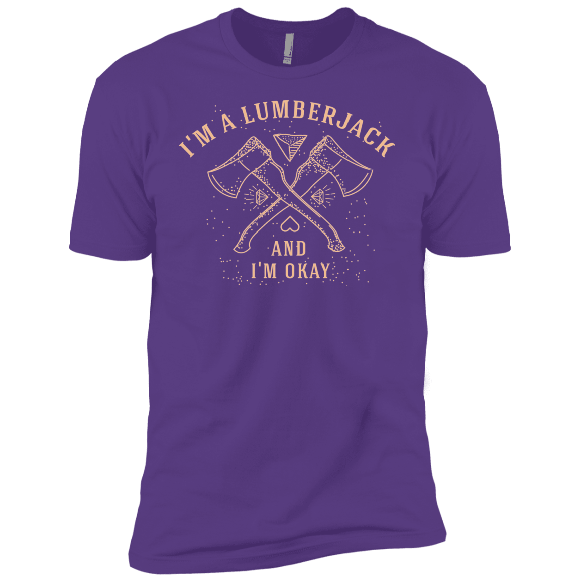 T-Shirts Purple Rush / YXS I'm a Lumberjack Boys Premium T-Shirt