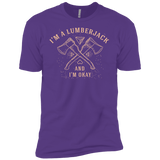 T-Shirts Purple Rush / YXS I'm a Lumberjack Boys Premium T-Shirt