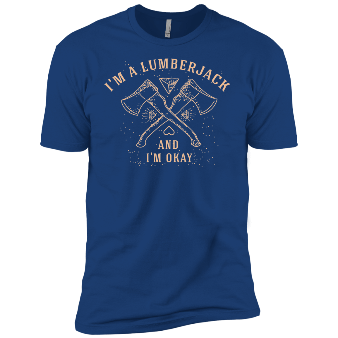 T-Shirts Royal / YXS I'm a Lumberjack Boys Premium T-Shirt