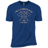 T-Shirts Royal / YXS I'm a Lumberjack Boys Premium T-Shirt