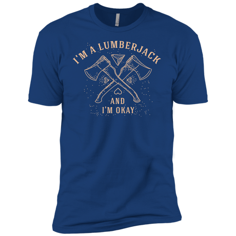 T-Shirts Royal / YXS I'm a Lumberjack Boys Premium T-Shirt