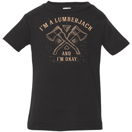 T-Shirts Black / 6 Months I'm a Lumberjack Infant Premium T-Shirt