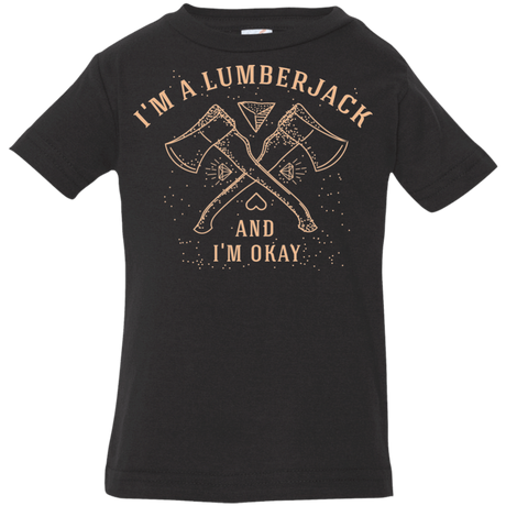 T-Shirts Black / 6 Months I'm a Lumberjack Infant Premium T-Shirt