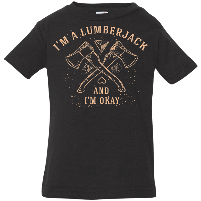 T-Shirts Black / 6 Months I'm a Lumberjack Infant Premium T-Shirt
