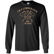 T-Shirts Black / S I'm a Lumberjack Men's Long Sleeve T-Shirt