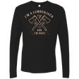 T-Shirts Black / S I'm a Lumberjack Men's Premium Long Sleeve