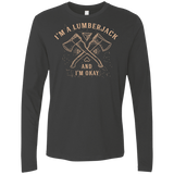 T-Shirts Heavy Metal / S I'm a Lumberjack Men's Premium Long Sleeve