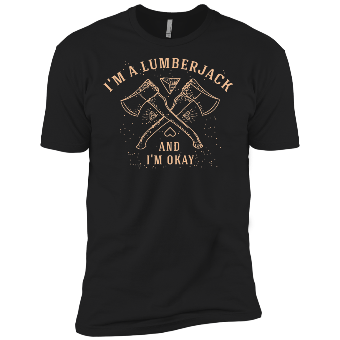 T-Shirts Black / X-Small I'm a Lumberjack Men's Premium T-Shirt