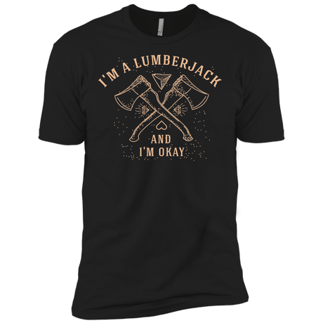 T-Shirts Black / X-Small I'm a Lumberjack Men's Premium T-Shirt