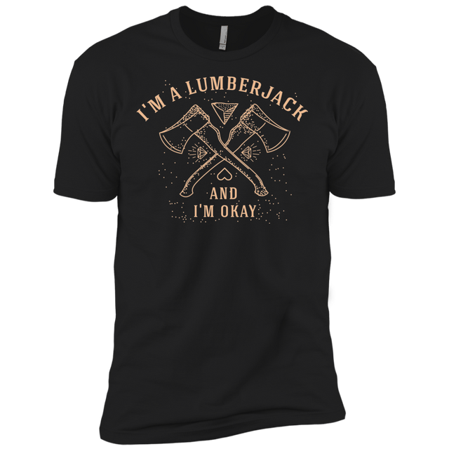 T-Shirts Black / X-Small I'm a Lumberjack Men's Premium T-Shirt