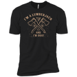 T-Shirts Black / X-Small I'm a Lumberjack Men's Premium T-Shirt