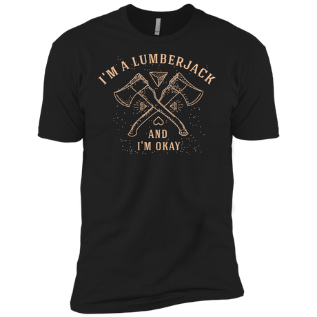 T-Shirts Black / X-Small I'm a Lumberjack Men's Premium T-Shirt