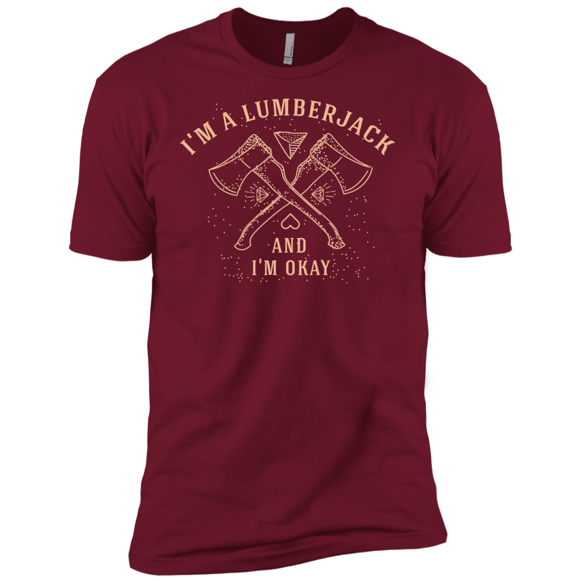 T-Shirts Cardinal / X-Small I'm a Lumberjack Men's Premium T-Shirt