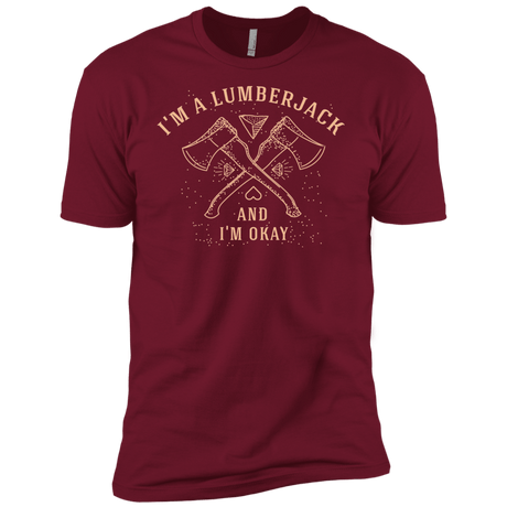 T-Shirts Cardinal / X-Small I'm a Lumberjack Men's Premium T-Shirt