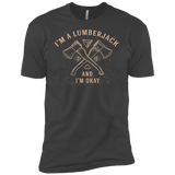 T-Shirts Heavy Metal / X-Small I'm a Lumberjack Men's Premium T-Shirt