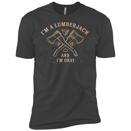 T-Shirts Heavy Metal / X-Small I'm a Lumberjack Men's Premium T-Shirt