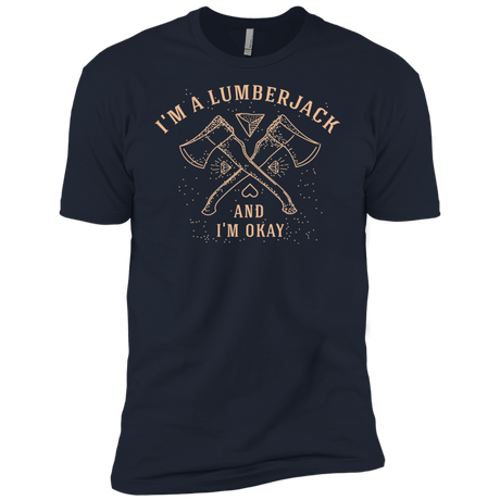 T-Shirts Midnight Navy / X-Small I'm a Lumberjack Men's Premium T-Shirt