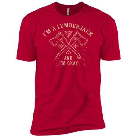 T-Shirts Red / X-Small I'm a Lumberjack Men's Premium T-Shirt