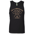 T-Shirts Black / S I'm a Lumberjack Men's Premium Tank Top