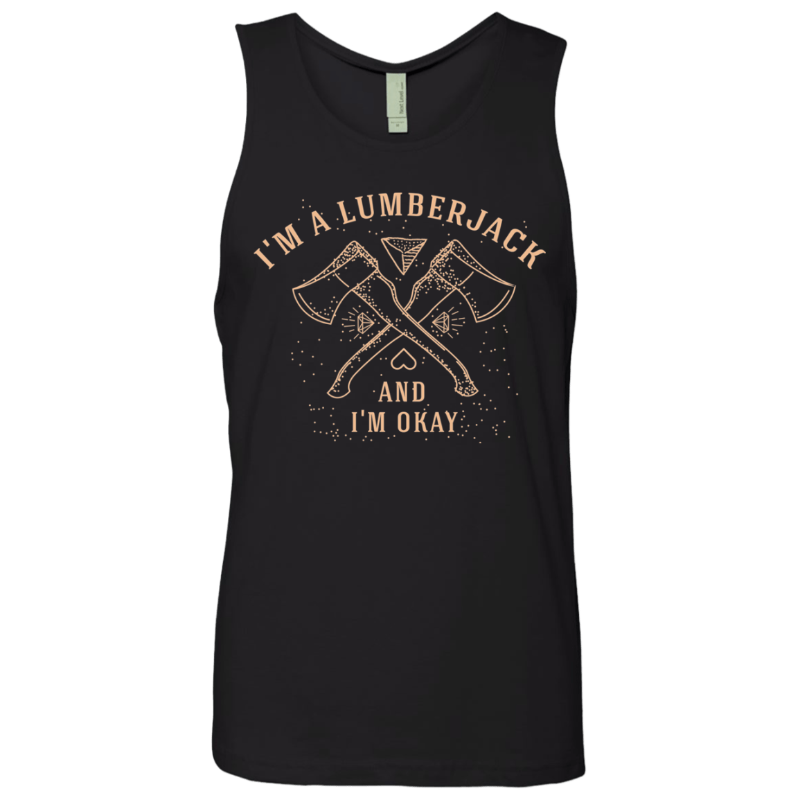 T-Shirts Black / S I'm a Lumberjack Men's Premium Tank Top