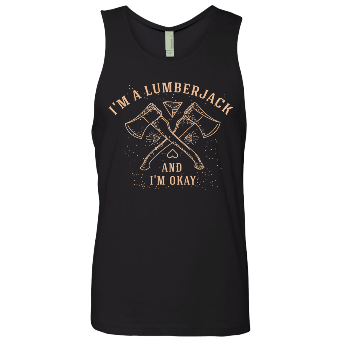 T-Shirts Black / Small I'm a Lumberjack Men's Premium Tank Top
