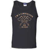 T-Shirts Black / S I'm a Lumberjack Men's Tank Top
