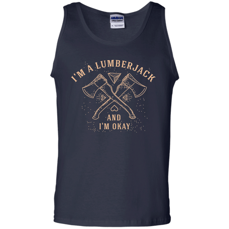 T-Shirts Navy / S I'm a Lumberjack Men's Tank Top