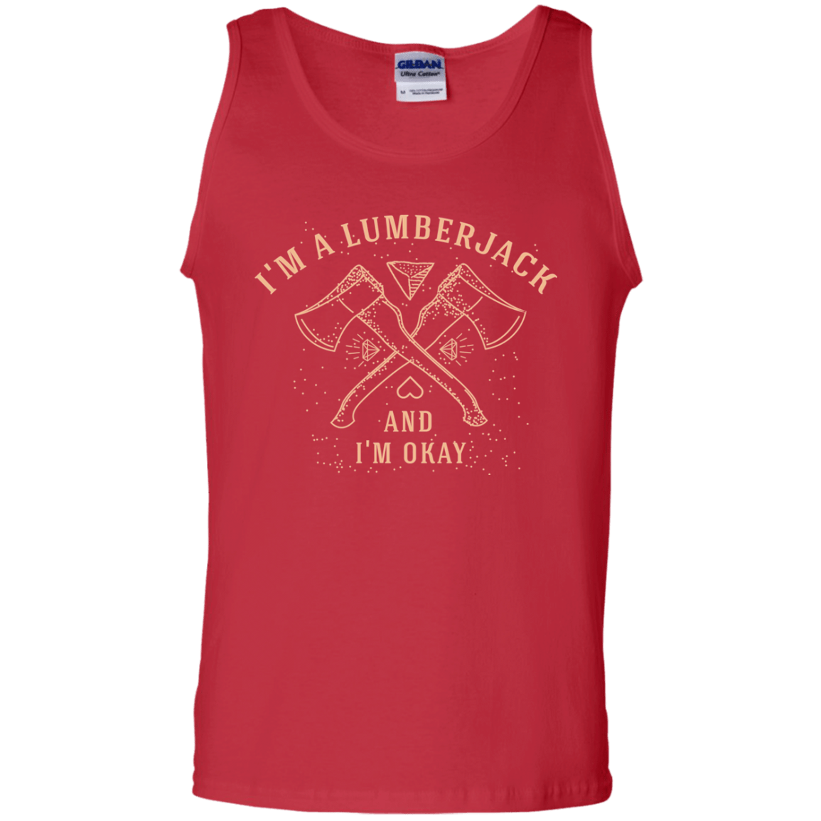 T-Shirts Red / S I'm a Lumberjack Men's Tank Top