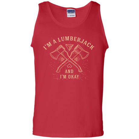 T-Shirts Red / S I'm a Lumberjack Men's Tank Top