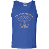 T-Shirts Royal / S I'm a Lumberjack Men's Tank Top