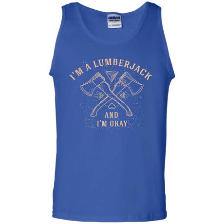 T-Shirts Royal / S I'm a Lumberjack Men's Tank Top