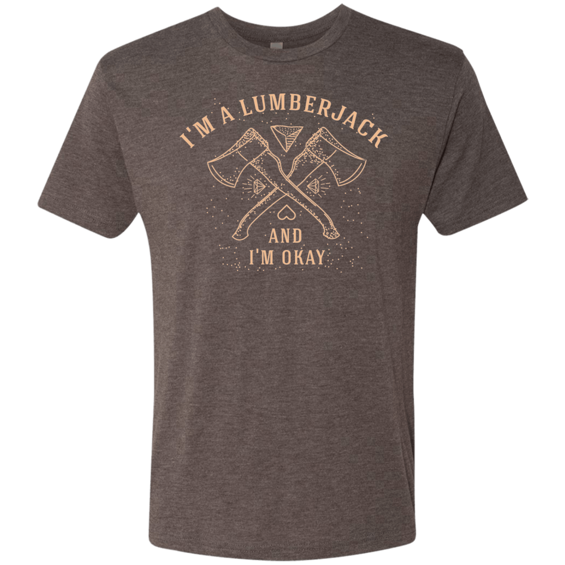 T-Shirts Macchiato / S I'm a Lumberjack Men's Triblend T-Shirt
