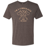 T-Shirts Macchiato / S I'm a Lumberjack Men's Triblend T-Shirt
