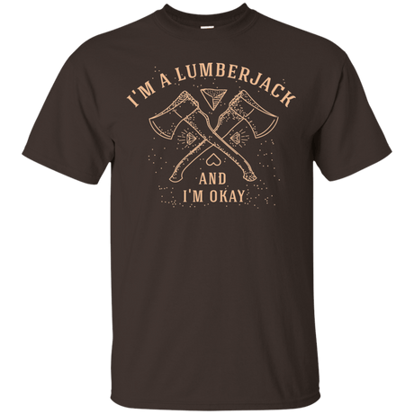 T-Shirts Dark Chocolate / S I'm a Lumberjack T-Shirt