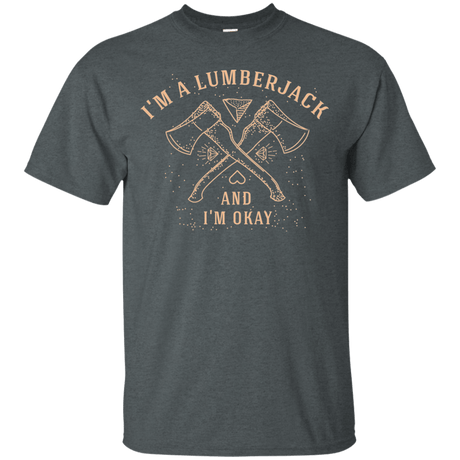 T-Shirts Dark Heather / S I'm a Lumberjack T-Shirt