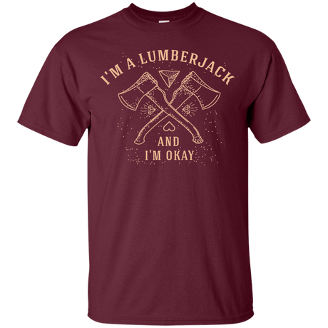 T-Shirts Maroon / S I'm a Lumberjack T-Shirt