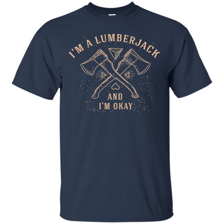 T-Shirts Navy / S I'm a Lumberjack T-Shirt