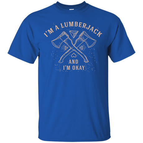 T-Shirts Royal / S I'm a Lumberjack T-Shirt