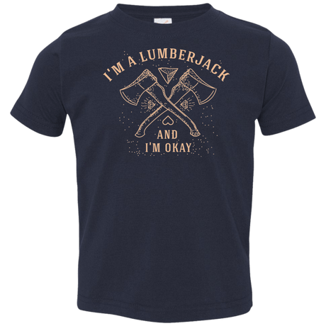 T-Shirts Navy / 2T I'm a Lumberjack Toddler Premium T-Shirt