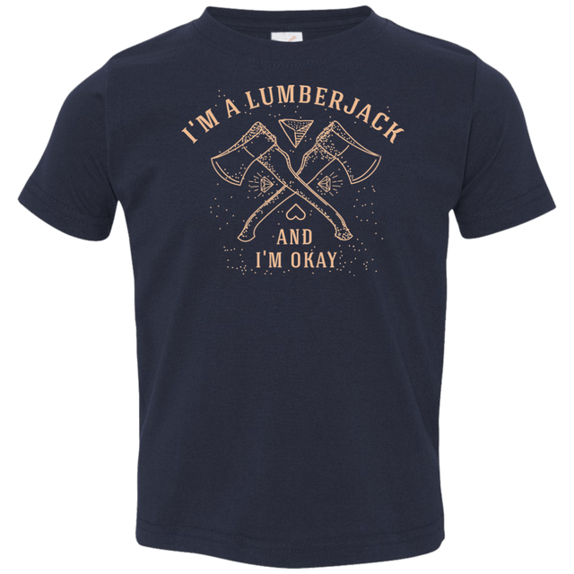 T-Shirts Navy / 2T I'm a Lumberjack Toddler Premium T-Shirt