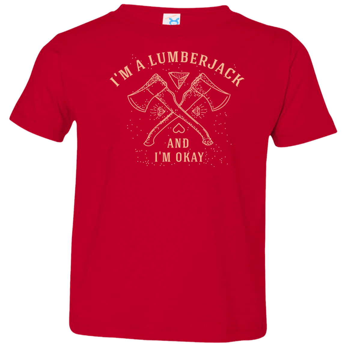 T-Shirts Red / 2T I'm a Lumberjack Toddler Premium T-Shirt