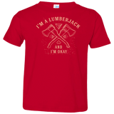 T-Shirts Red / 2T I'm a Lumberjack Toddler Premium T-Shirt