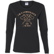 T-Shirts Black / S I'm a Lumberjack Women's Long Sleeve T-Shirt