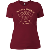 T-Shirts Scarlet / X-Small I'm a Lumberjack Women's Premium T-Shirt
