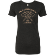 T-Shirts Vintage Black / Small I'm a Lumberjack Women's Triblend T-Shirt